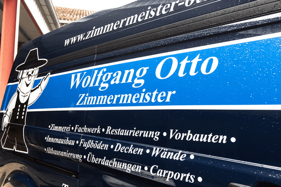  Zimmermeister Wolfgang Otto Werkstatt Firmenwagen